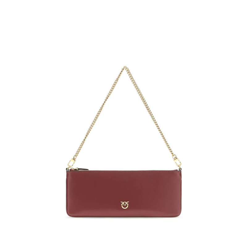 Bordeaux calf leather bos taurus shoulder bag-null