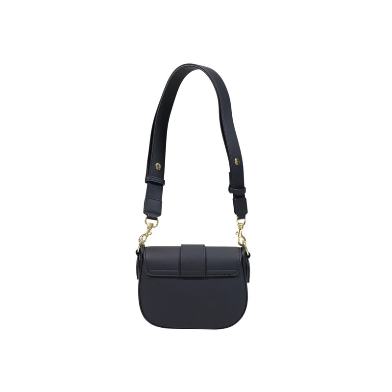 Black polyethylene handbag-null