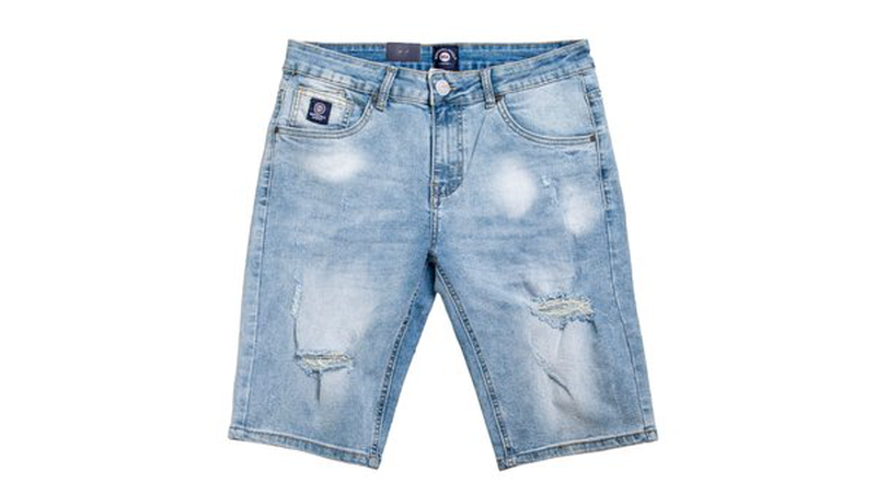Marshall angel - short jeans light blue-null