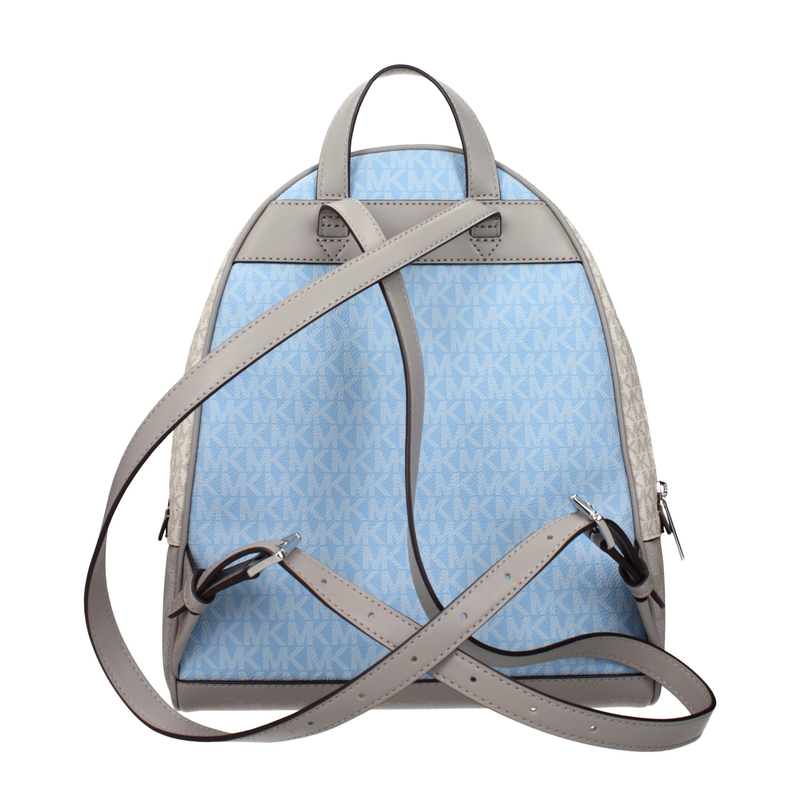 Beige fabric backpack-null