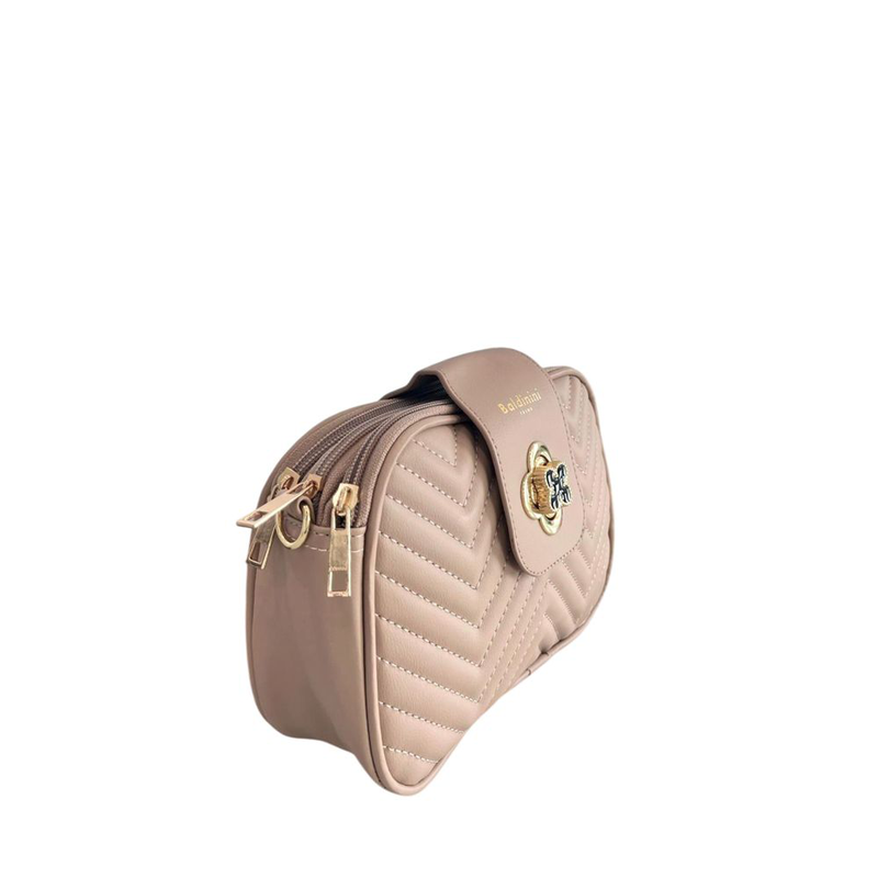 Beige pu women crossbody-null