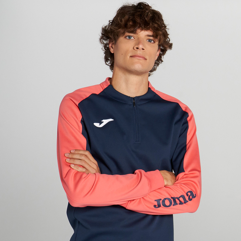 Product image: Eco championship sweatshirt navy fluor orange-null