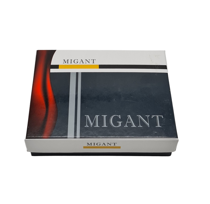 Migant design leather mens wallet in giftbox fo-382-null