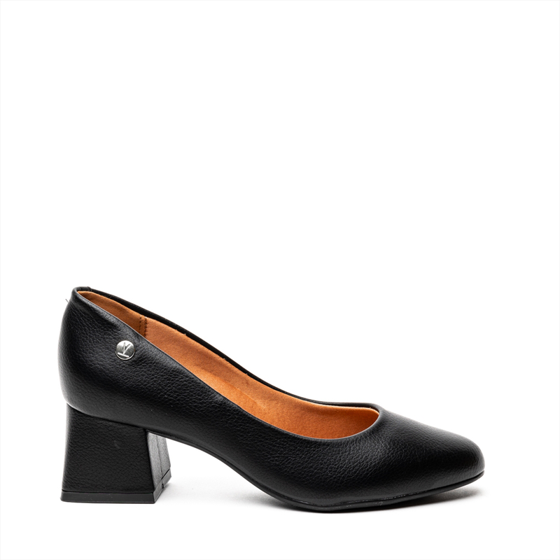 Vizzano rounded toe mid heeled pumps-null