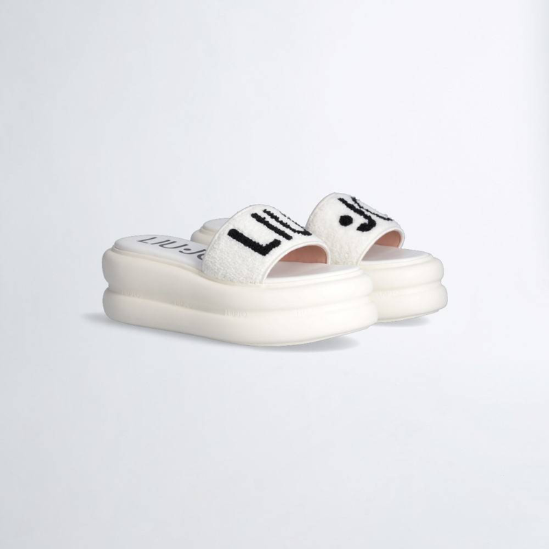 Liu Jo aria 06 - slipper flatform terry cloth-null