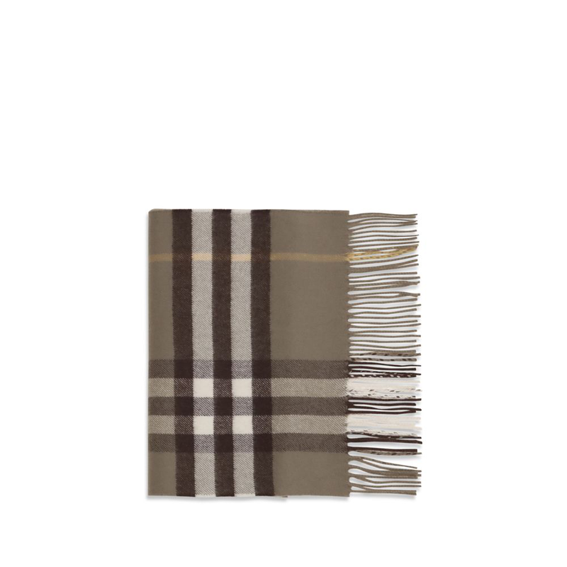 Brown cashmere scarf-null