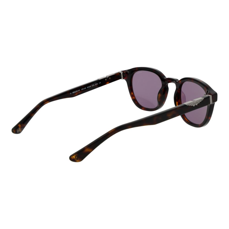 Brown cellulose acetate sunglasses-null