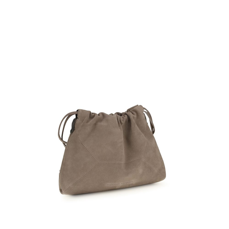 Beige calf leather bos taurus clutch bag-null