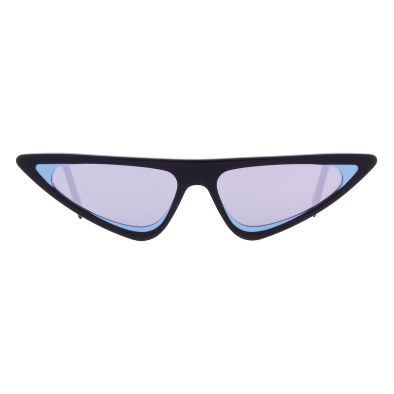 Black acetate sunglasses-null