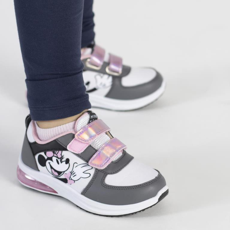 Sporty shoes pvc sole with lights minnie image number null
