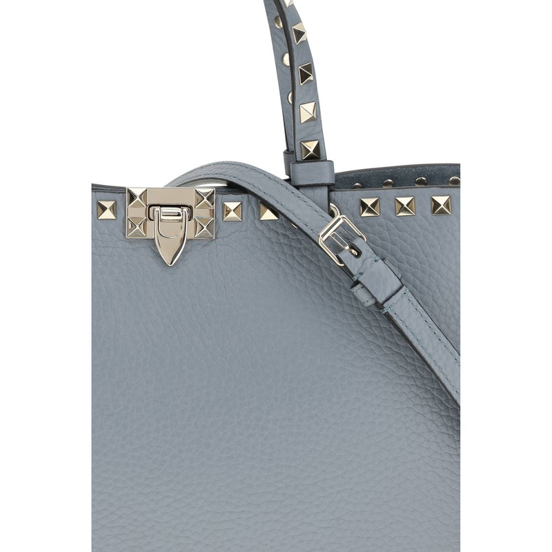 Blue calf leather bos taurus shoulder bag-null