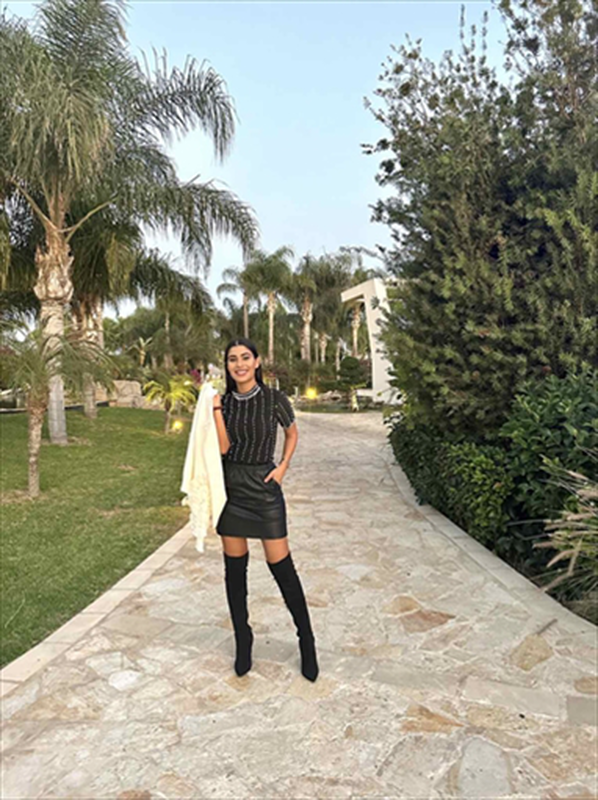 Mini skirt eco leather-null