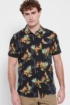 Funkybuddha shirt, Black, medium