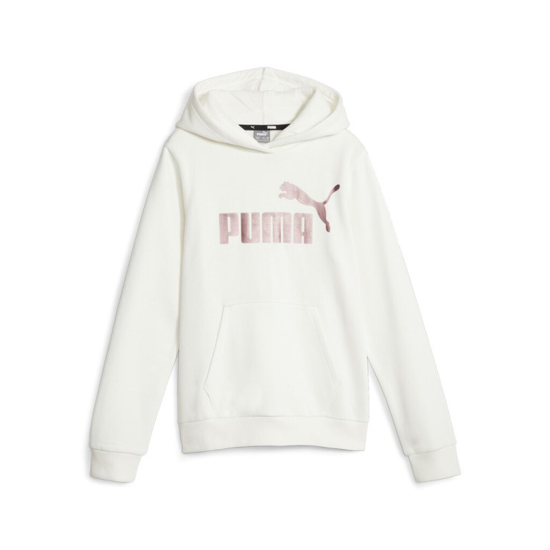 Puma ess+ logo hoodie image number null
