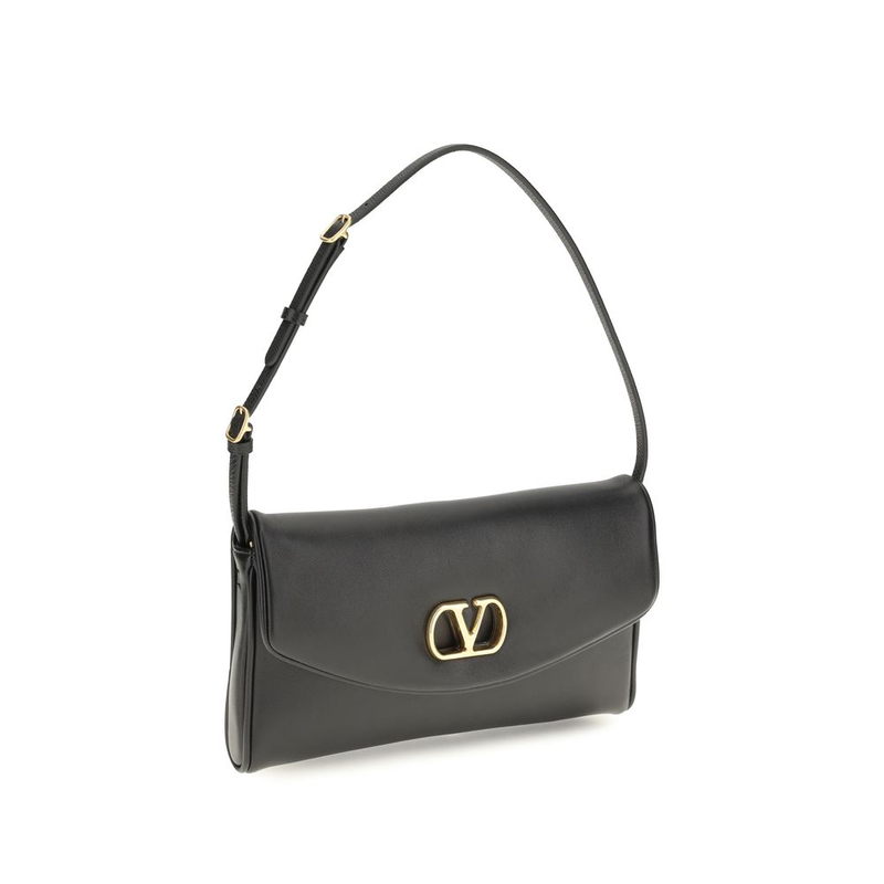 Brown calf leather bos taurus shoulder bag-null