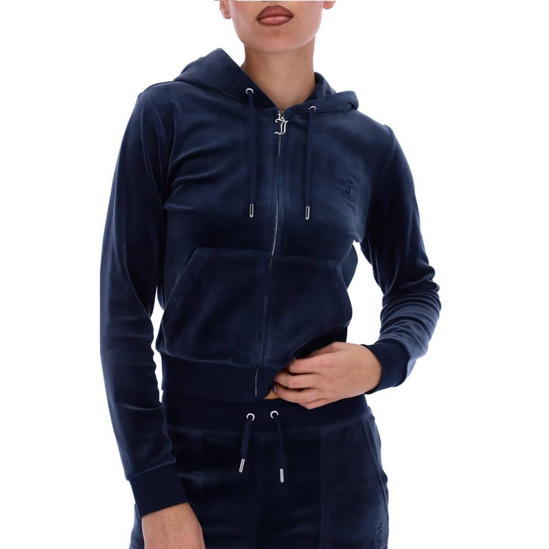 Robertson classic velour zip hoodie-null