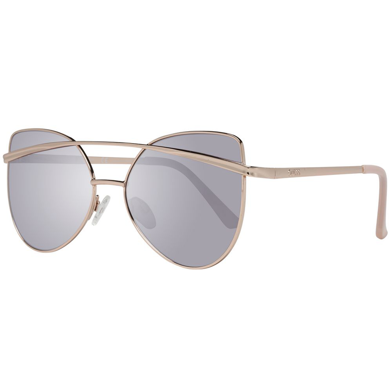 Rose gold metal sunglasses-null