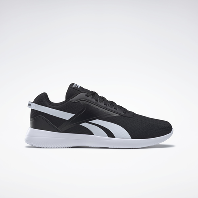 Reebok women walking stridium 2 shoes, Black, medium