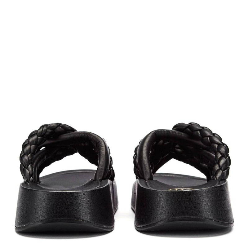 Vanessa bis leather plaited sandals-null
