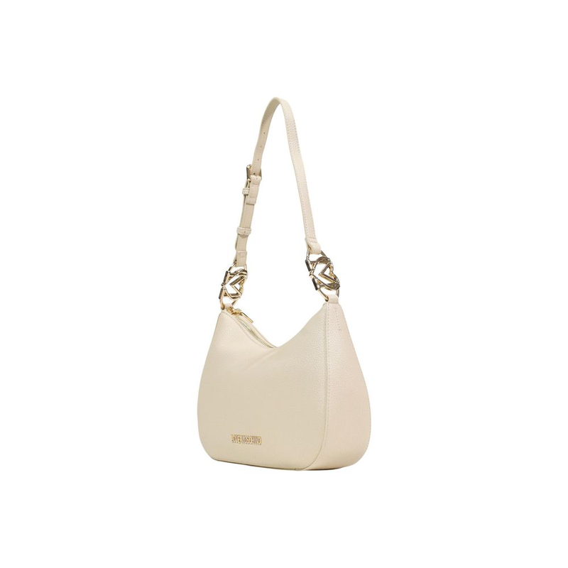 Beige polyethylene handbag-null