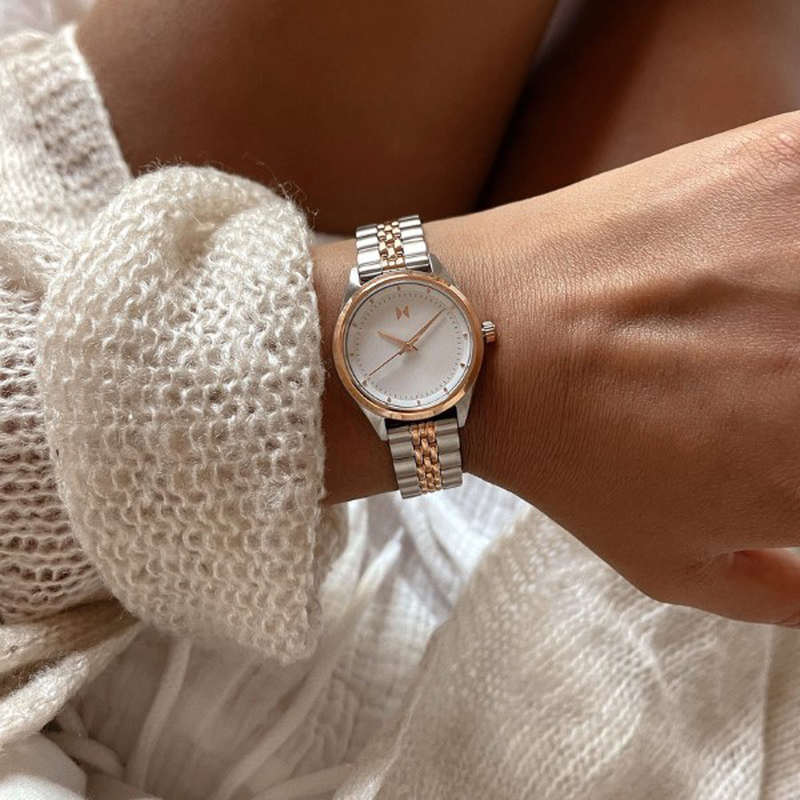 Mvmt rise mini eve silver rose image number null