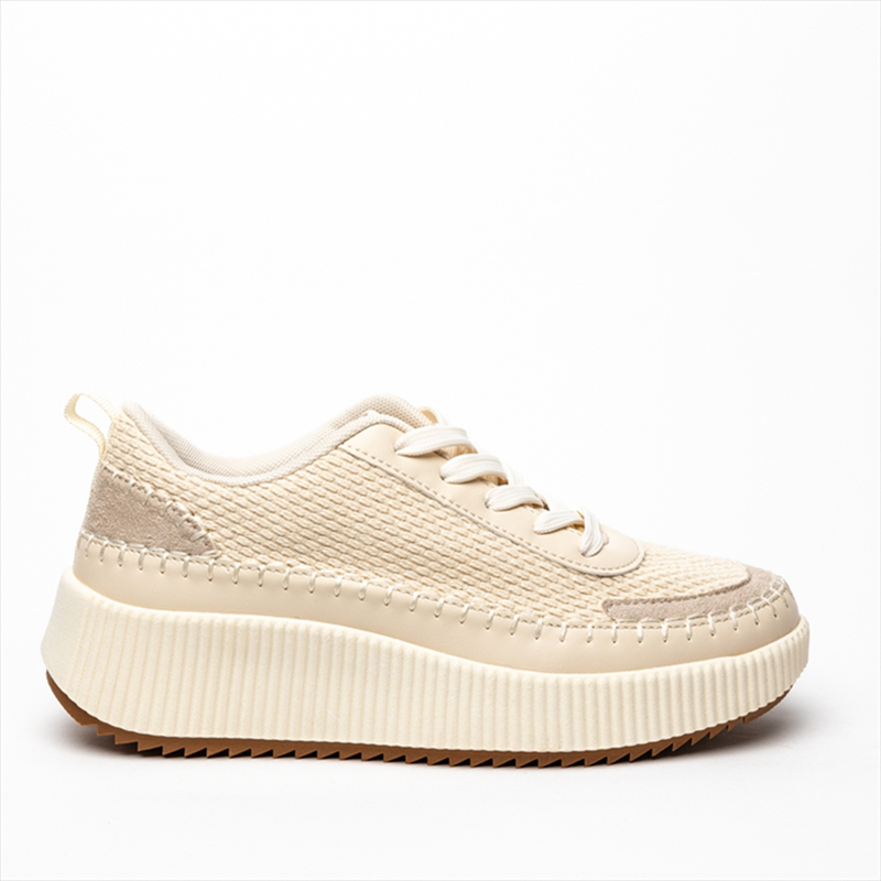 Product image: Reverse textured beige sneakers-null