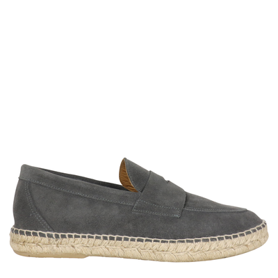 Abarca ανδρικό loafer, Grey Καστ Δερμα, medium