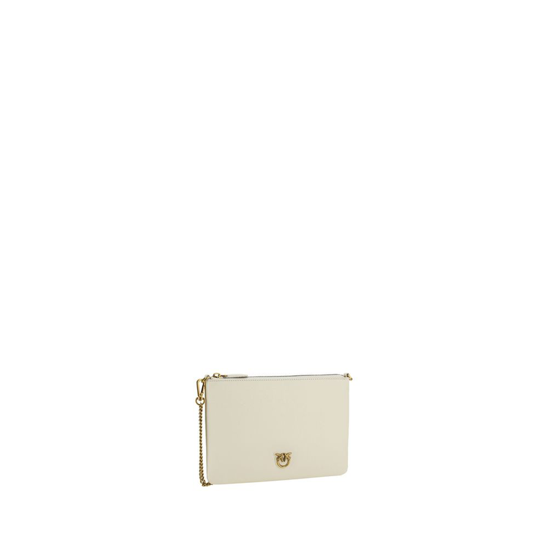 Beige calf leather bos taurus shoulder bag-null