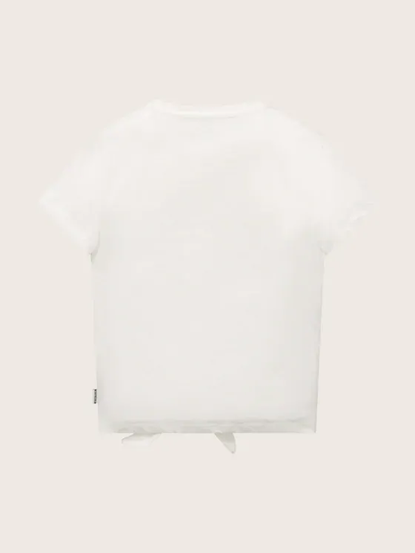 204 knotted t-shirt top kids girl-null