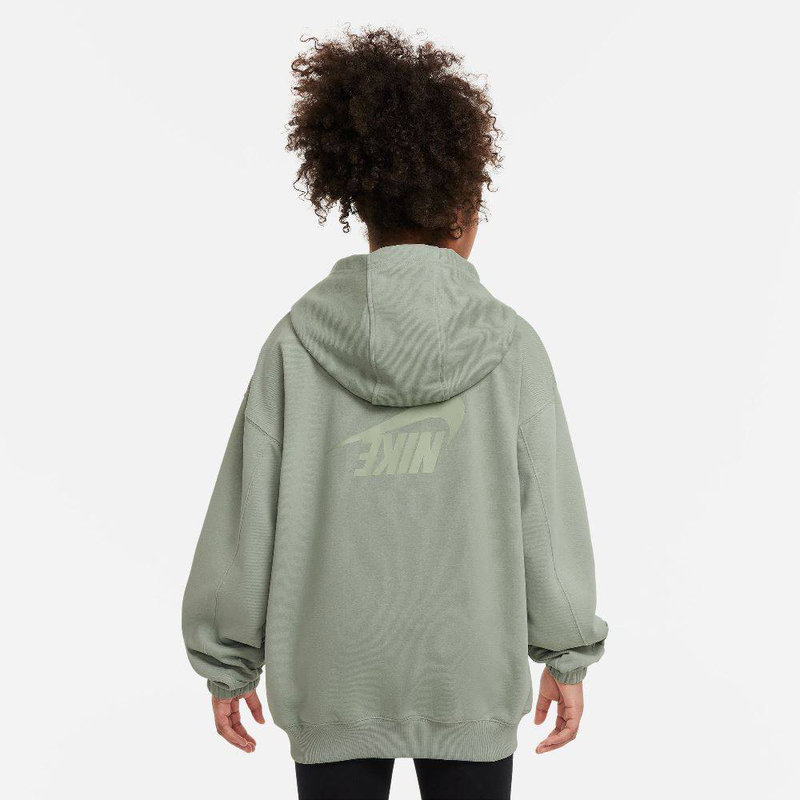 Product image: Girls nike sportswear oversized fleece hoodie-null