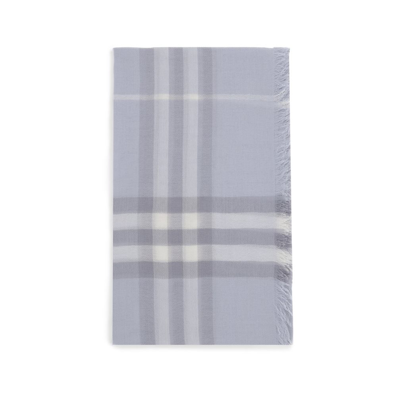Blue wool scarf-null