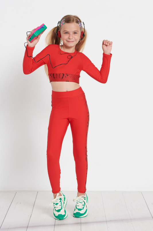 Bdtk kids girls material highwaist leggings 4/4 (1232-703806-null