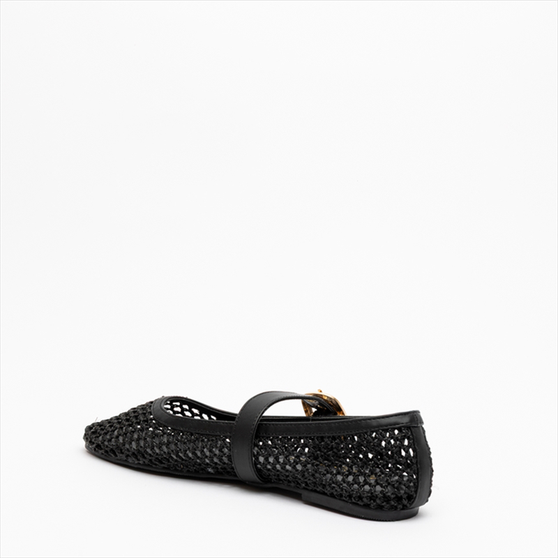 Miss belgini woven mary jane ballerina pumps-null