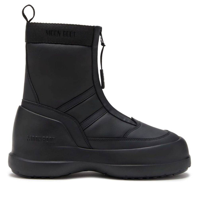 Moon boot luna zip boot, Black, medium