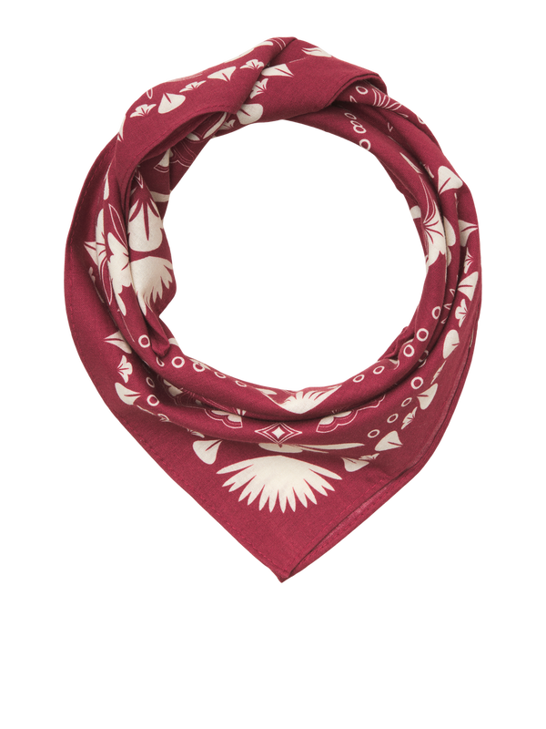 Jacjordia scarf - tibetan red-null