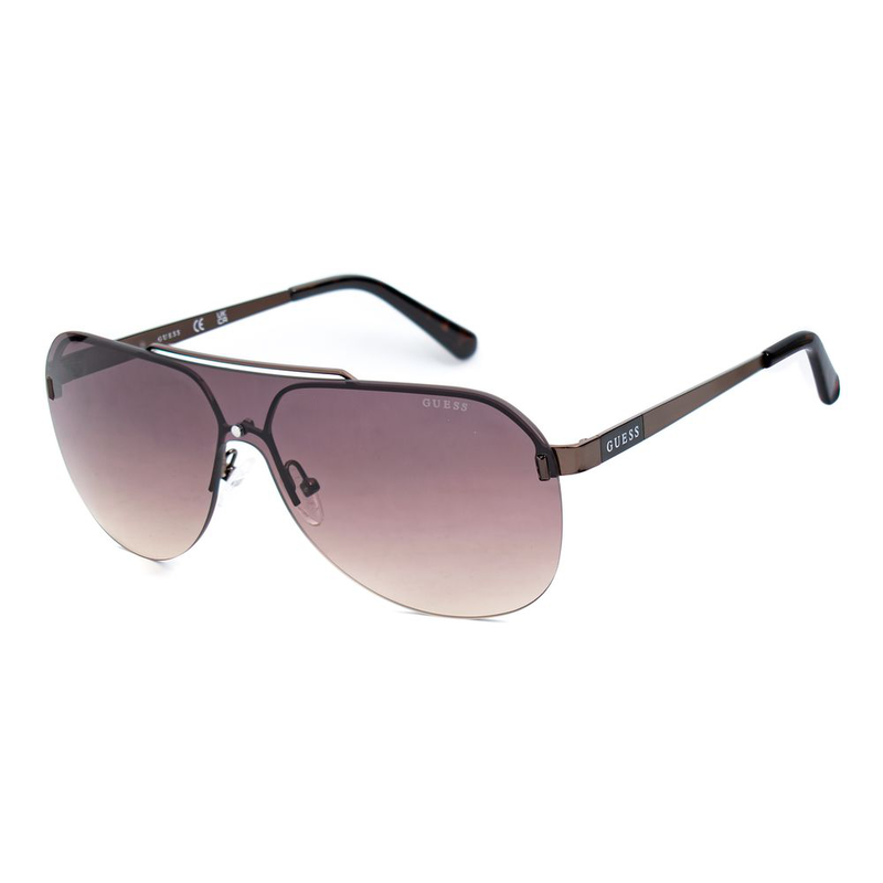Brown metal sunglasses-null