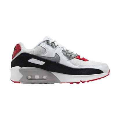 Nike Air max 90 junior (gs), White / Black / Red, medium