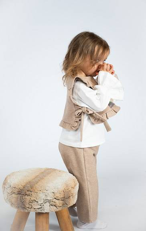 Product image: Εκρου σετ 3 τεμαχια με γιλεκο ζακαρ 1-6 χρονων-null