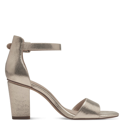Women sandals 28396-42, Champagne Met, medium