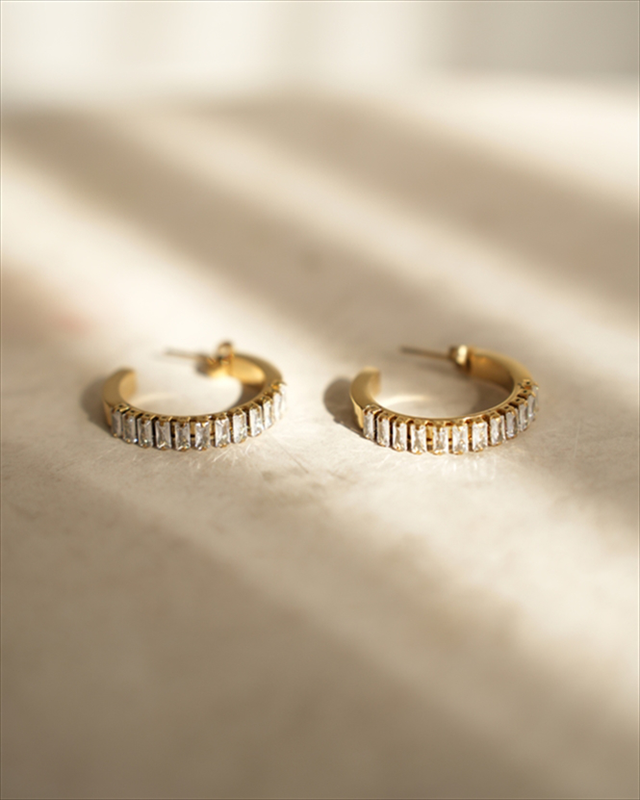 Olivia gold earring eh0487-null