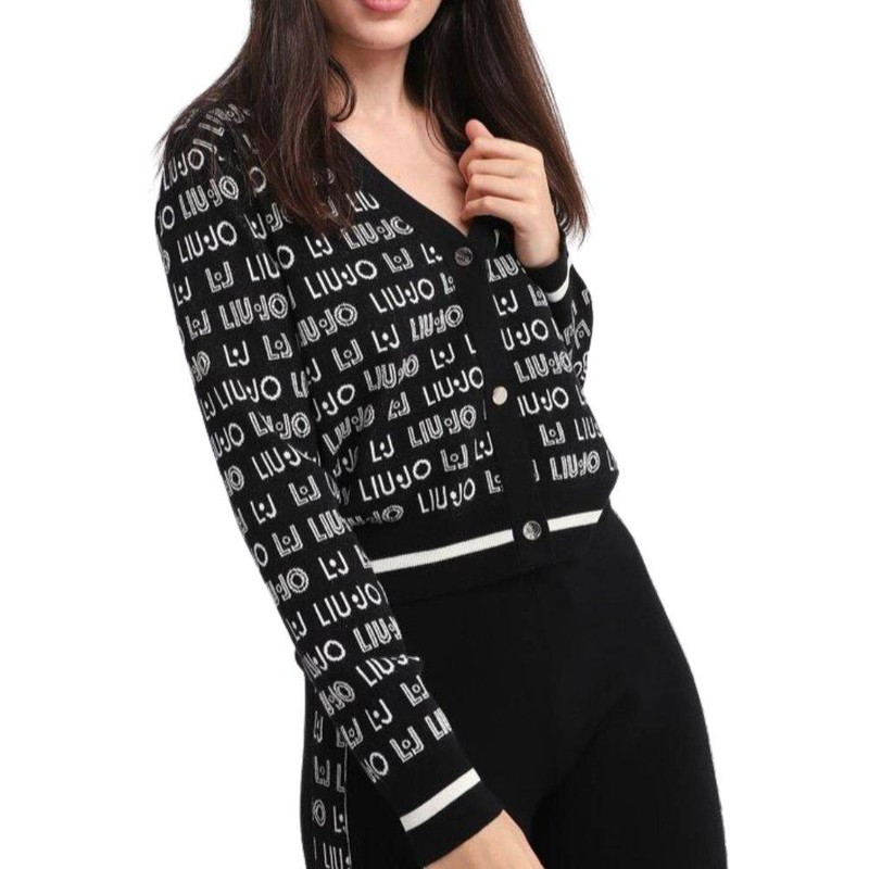 Product image: All over print logo cardigan-null
