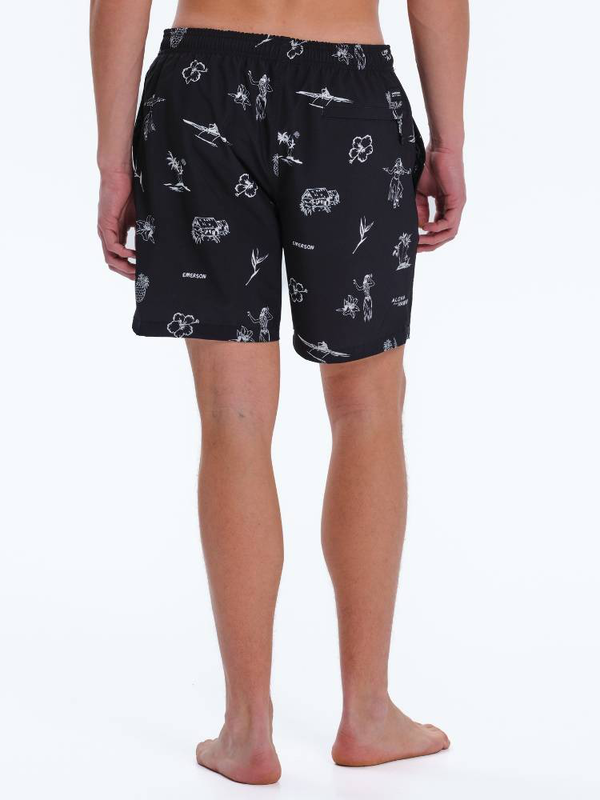 Men's printed volley shorts image number null