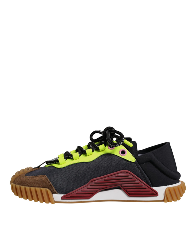Multicolor nylon low top ns1 sneakers shoes-null