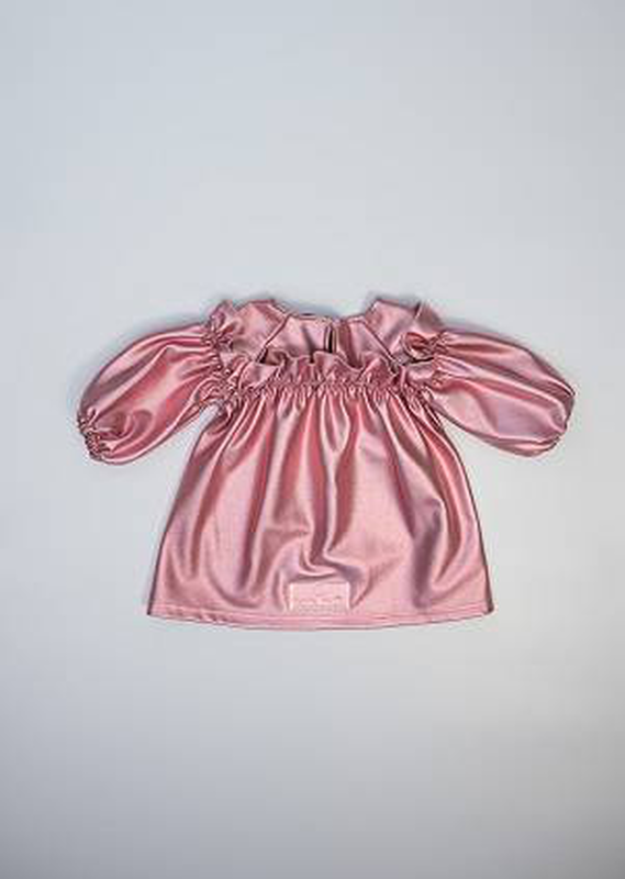 Product image: Φορεμα με βολαν shiny leather effect 1-6 χρονων-null