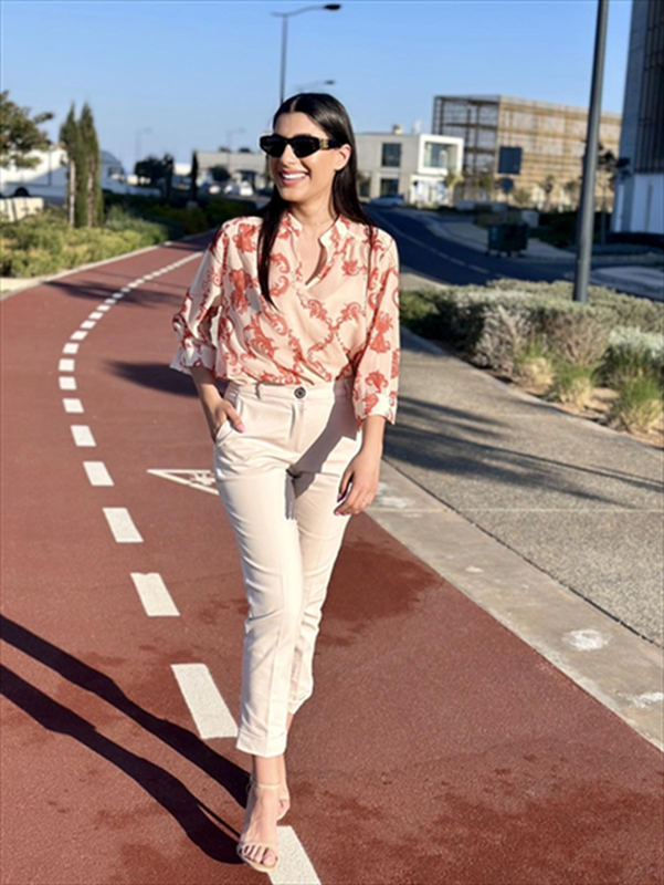 Cotton trouser suit-null