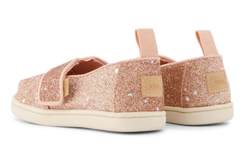 Toms tiny rose gold cosmic glitter alpargata-null