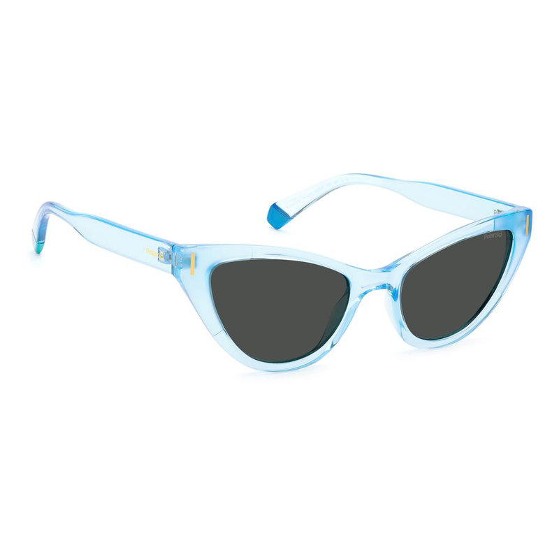 Blue plastic sunglasses-null