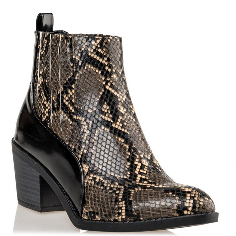 Miss nv western booties -black-null