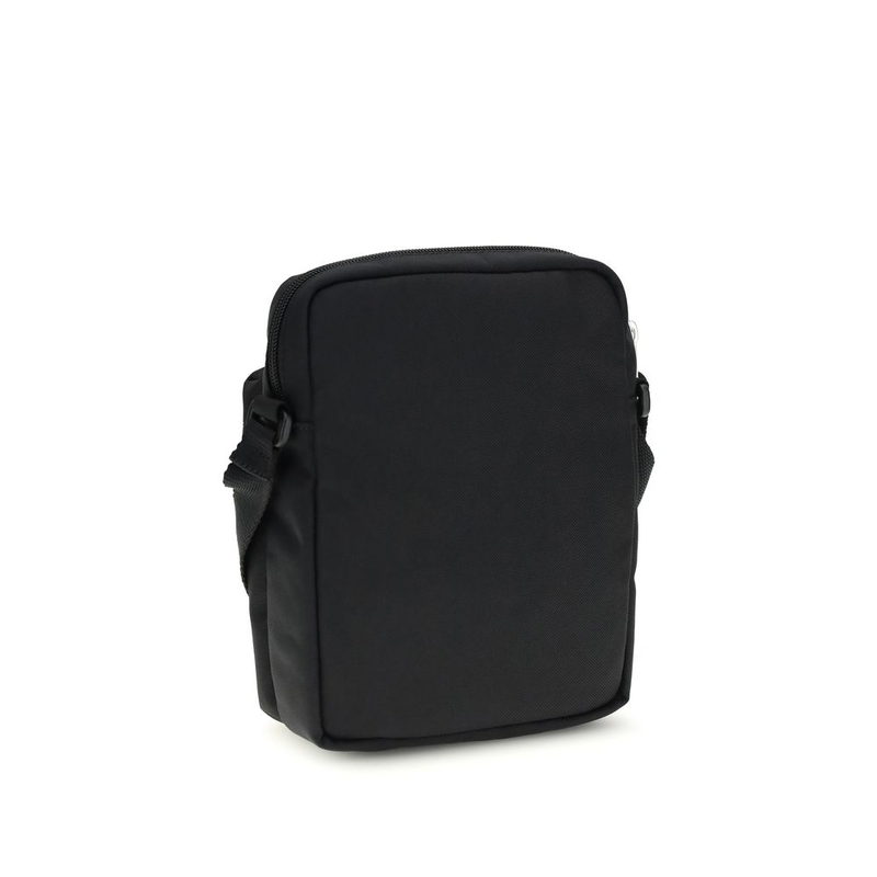 Black polyamide shoulder bag-null