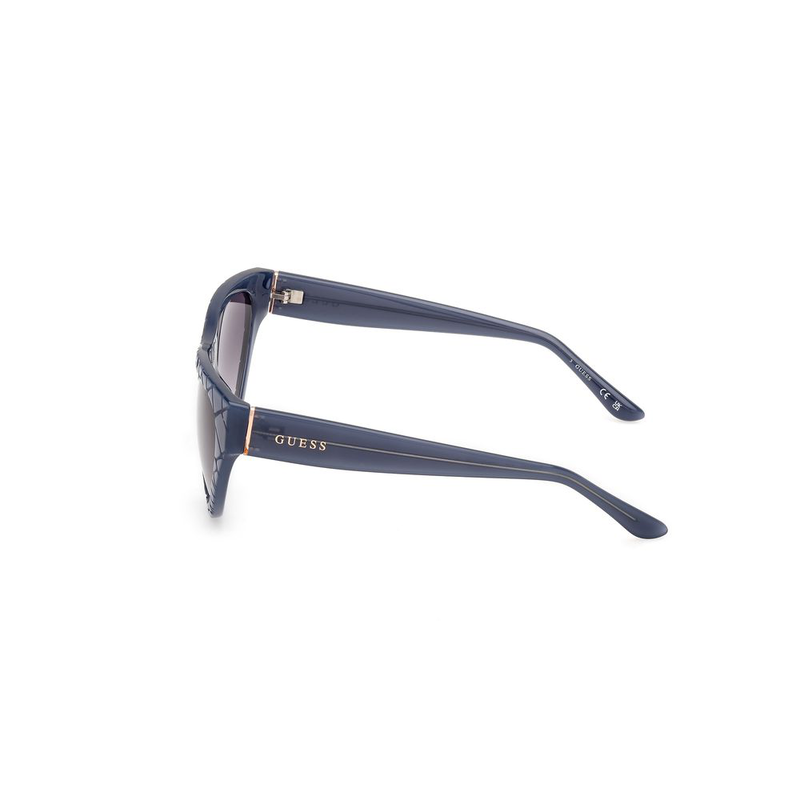 Blue resin sunglasses-null